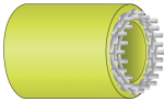 Illustration of DBP compliant layflat hose construction